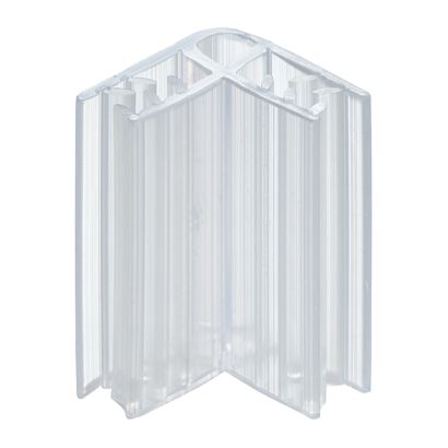 Verbindungselement L-Form, 25 mm, transparent 