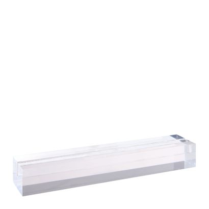 Porte-carte acrylique transparent  | brillant  | 150 mm
