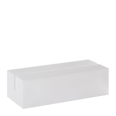 Kartenhalter aus Acryl transparent | 60 mm | matt