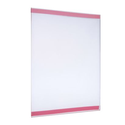 Acrylglastasche mit Reinacrylat-Klebeband Hochformat | A4