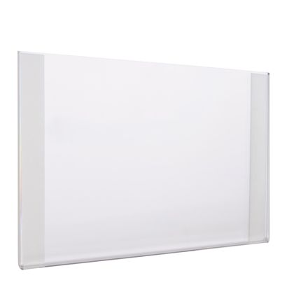 Acrylglastasche mit PE-Schaumklebeband A6  | Querformat 