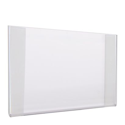 Acrylglastasche mit PE-Schaumklebeband A7  | Querformat 