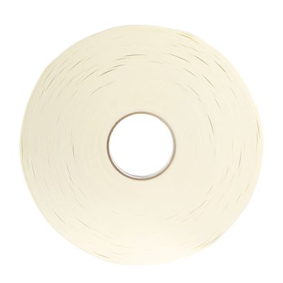 Ruban adhésif mousse en PE double face, blanc, épaisseur 1 mm, fort adhésif, EL100 25 mm