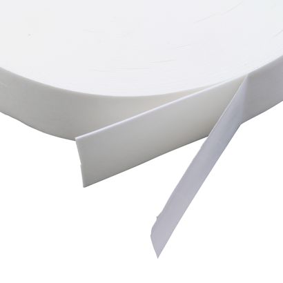 Ruban adhésif mousse en PE double face, blanc, épaisseur 1 mm, fort adhésif, EL100 50 mm