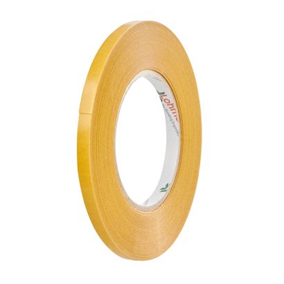 DuploCOLL 3720, Doppelseitiges Spezialpapier-Klebeband, sehr starker Acrylatklebstoff 6 mm | 50 m