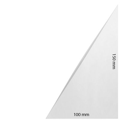 Dreiecktaschen, selbstklebend, Folie, transparent 100 x 150 mm