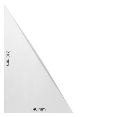 Dreiecktaschen, selbstklebend, Folie, transparent 210 x 140 mm