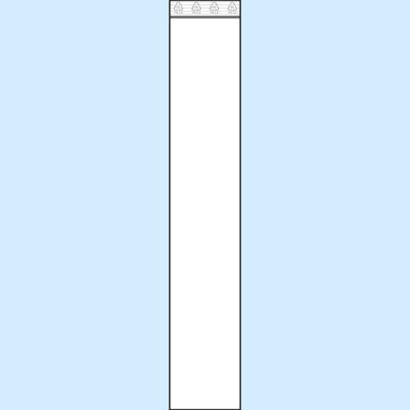 Druckverschlussbeutel, PE-Folie 40 x 230 mm | 50 µm