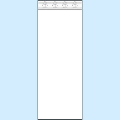 Druckverschlussbeutel, PE-Folie 60 x 160 mm | 50 µm