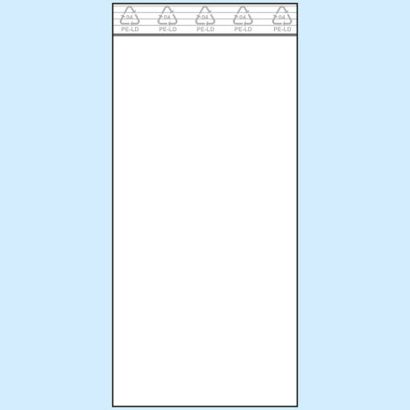 Druckverschlussbeutel, PE-Folie 110 x 220 mm | 90 µm