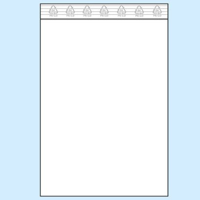 Druckverschlussbeutel, PE-Folie 160 x 220 mm | 50 µm