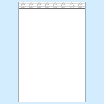 Druckverschlussbeutel, PE-Folie 220 x 280 mm | 50 µm