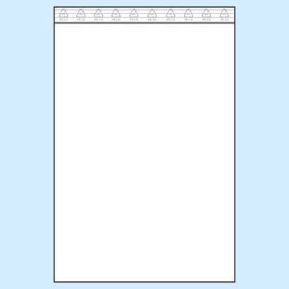 Druckverschlussbeutel, PE-Folie 280 x 400 mm | 50 µm