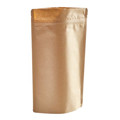 Standbodenbeutel aus biologisch abbaubaren Materialien 110 x 185 mm