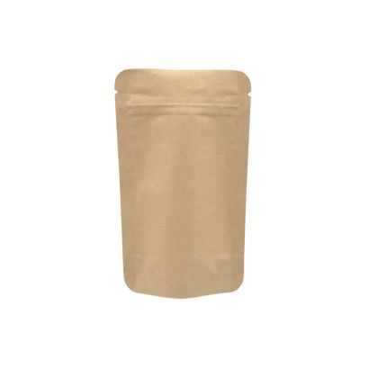 Sachets stand-up, papier kraft, sans aluminium 110 x 185 mm 
