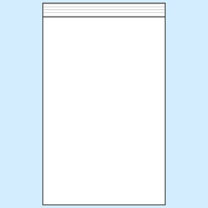 Druckverschlussbeutel, PE-Folie 220 x 310 mm | 90 µm