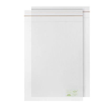 Druckverschlussbeutel, umweltfreundliche PLA-Folie 220 x 310 mm