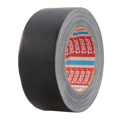 tesa 4651, Premium Gewebeband kunststoffbeschichtet 50 mm | schwarz