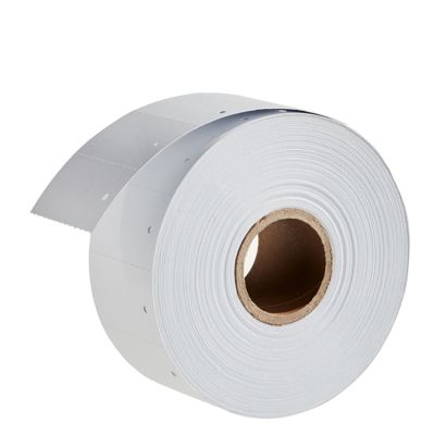 Kartonetiketten auf Rolle 30 x 50 mm 