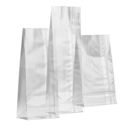 Sachets fond plat avec soudure, film OPP, 