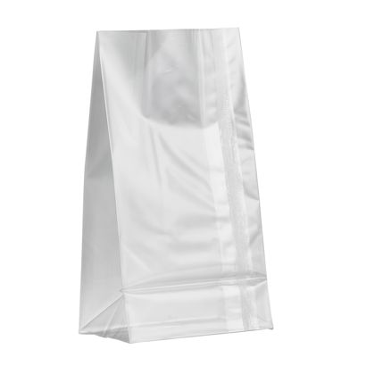 Blockbodenbeutel mit Siegelnaht, OPP-Folie, 80 x 50 x 150 mm | 40 µm
