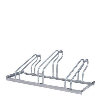 Fahrradständer Boden, Metall 3 Fahrräder 