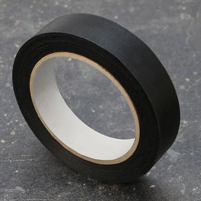 Best Price Fälzelband, Spezialpapier, Leinenstruktur 50 mm | schwarz