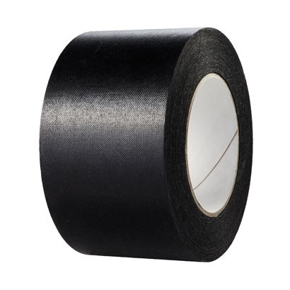 Best Price Fälzelband, Spezialpapier, Leinenstruktur schwarz  | 75 mm
