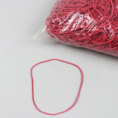 Gummiringe, rot 2 mm | 100 mm