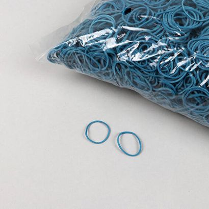 Gummiringe, blau 1 mm | 20 mm