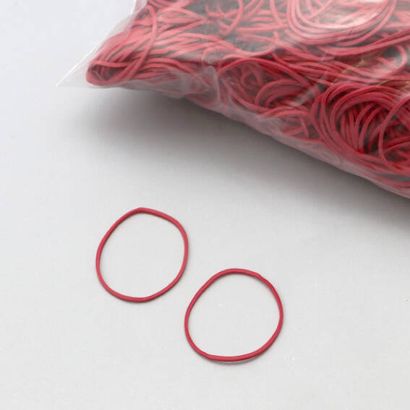Gummiringe, rot 1 mm | 30 mm