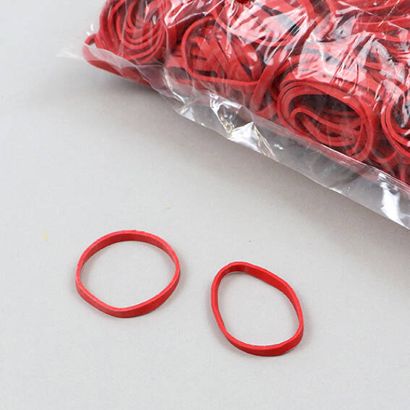 Gummiringe, rot 3 mm | 30 mm