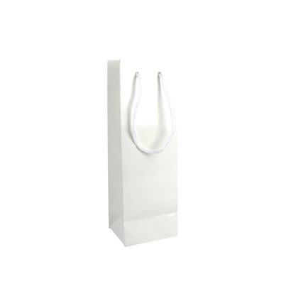 Flaschentasche, 12 x 36 x 10 cm weiß