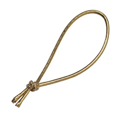 Fertigschleifen mit Einfachknoten 70 mm | gold 