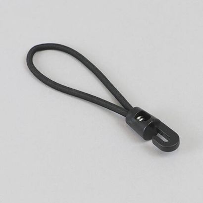 Gummispanner mit Haken schwarz | 120 mm