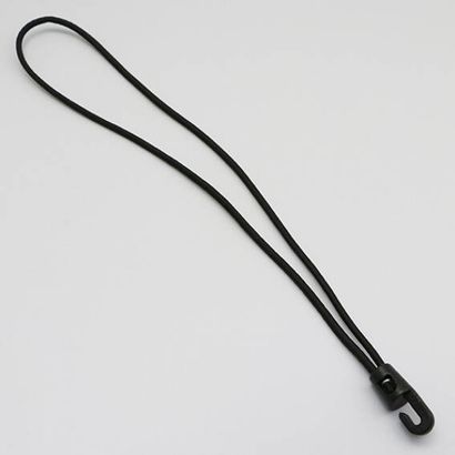 Gummispanner mit Haken schwarz | 350 mm