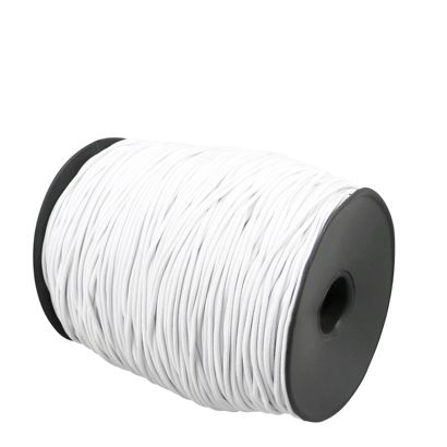 Gummischnur 2,5 mm weiß | 200 m