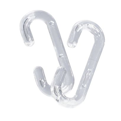 Crochet C, longueur de 38 mm, plastique transparent null