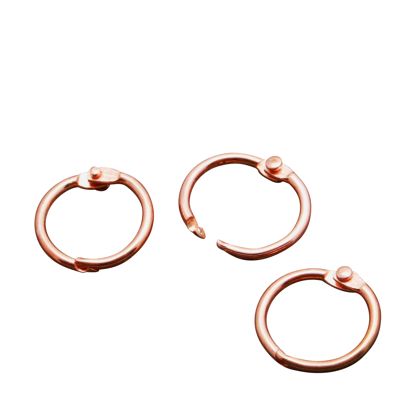 Heftringe Metall kupfer | 19 mm