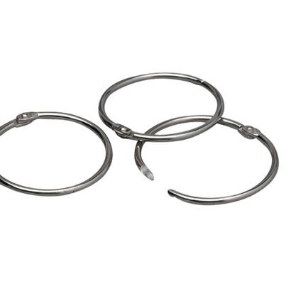 Heftringe Metall silber | 50 mm