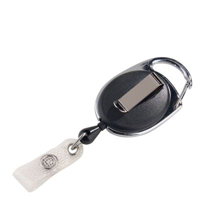 Ausweisjojo mit Clip schwarz