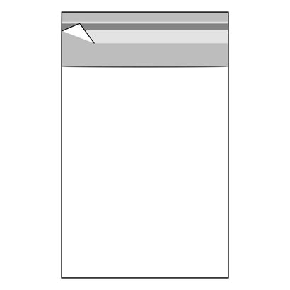 Klappenbeutel, wiederverschließbar, OPP-Folie, transparent 170 x 170 mm