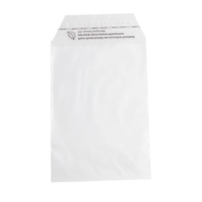 Klappenbeutel, wiederverschließbar, PE-Folie, transparent 119 x 162 mm - C6 - recycelt