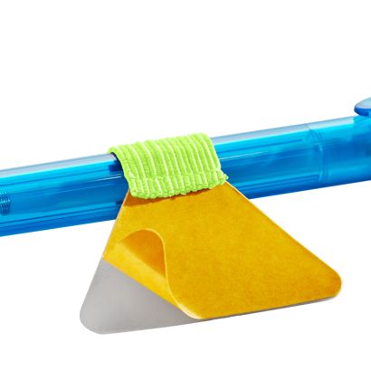 Porte-stylo, avec boucle élastique plat, auto-adhésif null