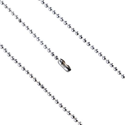Kugelketten mit Verschluss silber | 1,5 mm | 150 mm