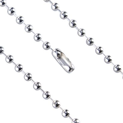 Kugelketten mit Verschluss 200 mm | 3.2 mm | silber  |  