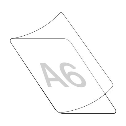 Films laminés à froid 117 x 160 mm, pour format A6 A6 