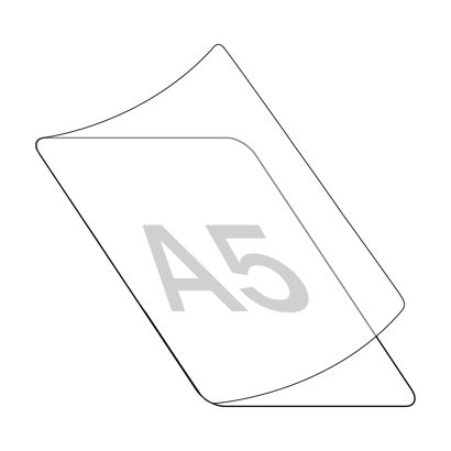 Films laminés à froid 160 x 222 mm, pour format A5 A5 