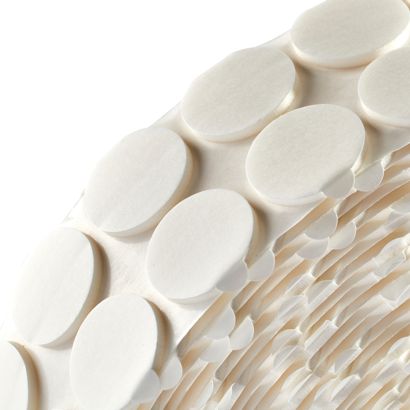 Pastilles adhésives en mousse double face, 3 mm d'épaisseur, adhérence forte/forte 30 mm | 1000 pcs