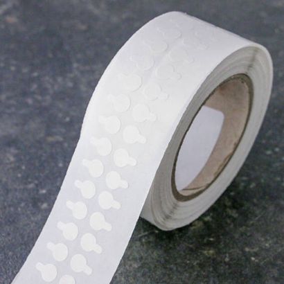 Doppelseitige PET-Klebepunkte, schwach/schwach 10 mm | 5.000 STK